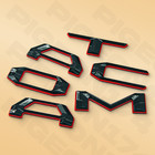 Tailgate Letter For Tacoma Emblem Thickened Badge Accessories 2016-23 Black Red