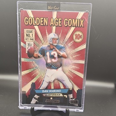 WildCardAluminationGoldenAge ComixDanMarino Miami DolphinsNFL 1/1  Mammoth Jumbo