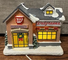 Walgreens Store Light Up Holiday Christmas Winter Scene Village House NEW 2025