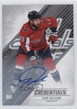 2024-25 Upper Deck Credentials Auto Tom Wilson #41