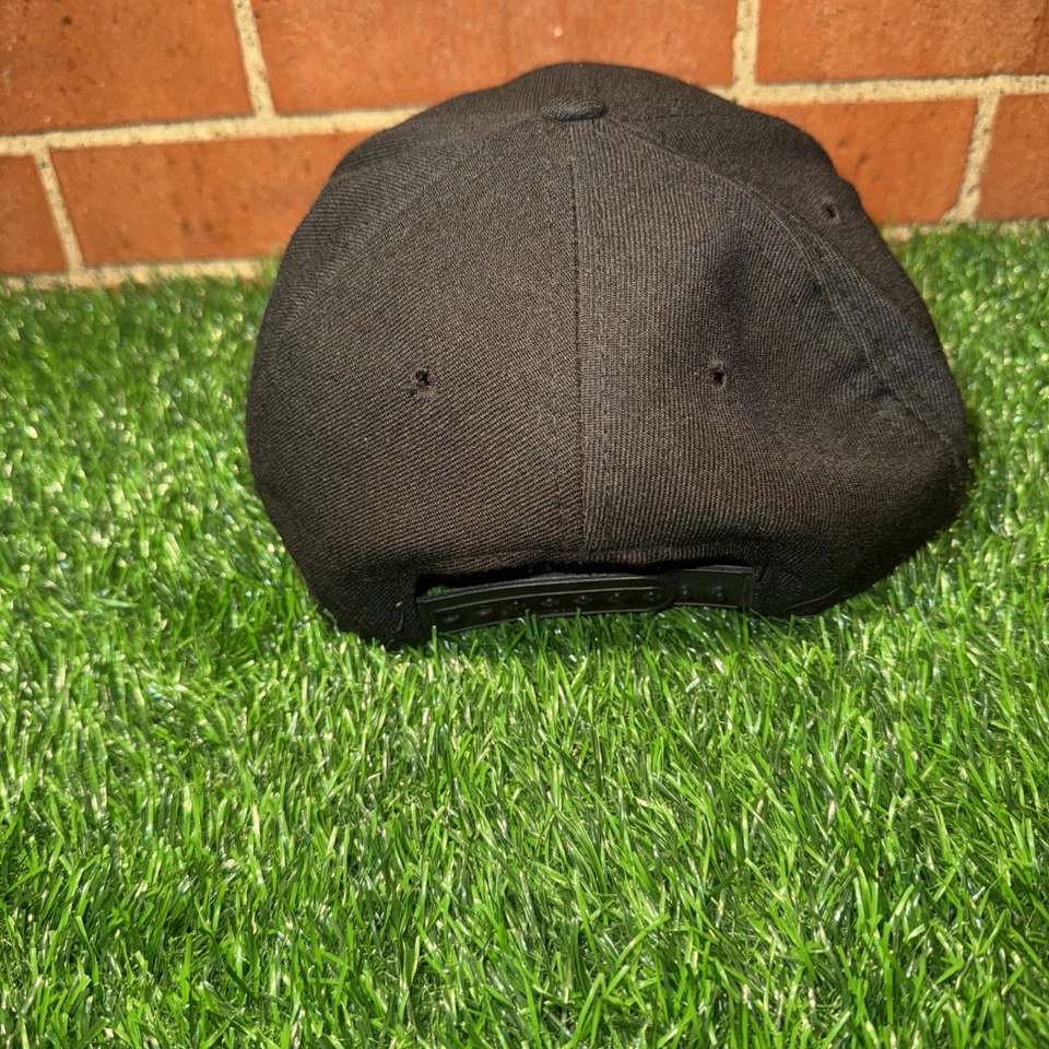 De Colección Especialidades Deportivas Snapback Bengals Single Line Script Todo Negro 100% Lana Foto 3 de 4