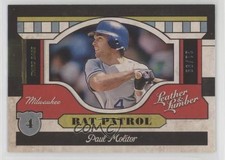 2019 Panini Leather & Lumber Bat Patrol Gold 21/99 Paul Molitor #BP-12 HOF 1u6