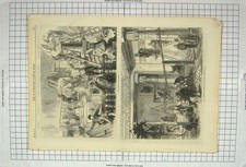 Paris Exhibition Russian Egyptian Temple Park 1867 Original Antique Print