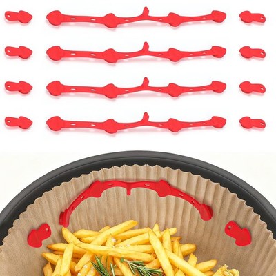 Cozary 12pcs Airfryer Magnete: Verhindert Papierverbrennung Rot kleine