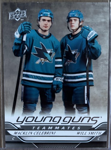 2024-25 Upper Deck MACKLIN CELEBRINI WILL SMITH Young Guns Teammates Rookie #499