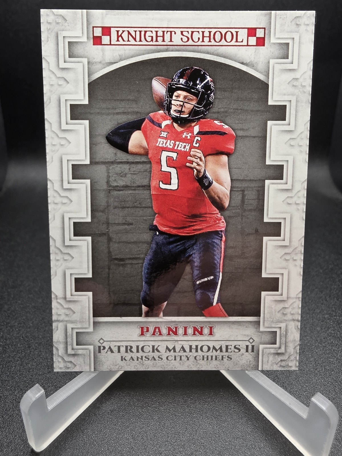 Patrick Mahomes Panini Knight School #PM Base