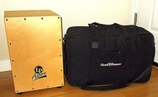 LP ASPIRE CAJON mit gepolstertem Koffer, Snare-Drähte, LPA1331, natürliches Finish, 18"x12x12