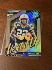 2025 Panini Mosaic #17 Matthew Golden Light It Up Mosaic Silver