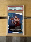 2017 Panini Donruss - Rated Rookie Patrick Mahomes II #327 (RC) PSA 8