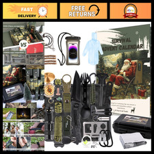 Survival Advent Calendar 2026 - 24 Days Xmas Countdown Gift for Teens Men