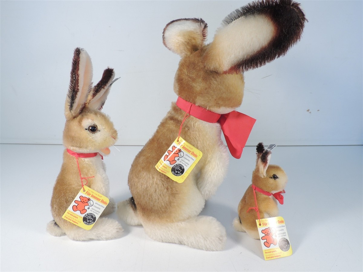 Margarete Steiff Manni Set Rabbit Family 3020/30 Collector Edition