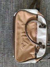 Fila Damen Handtasche Weiß Braun Schultertasche