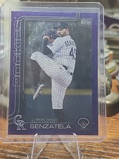 Antonio Senzatela Topps 2025 Update Rockies US154 /250 Purple ColorMatch Glitter