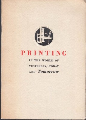 Gutenberg 500th Anniversary Hartford CT Celebration booklet 1940