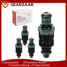 4x Kraftstoff Injektor Kompatibel mit Seat Leon 1M1 037906031AA Schwarz 2 Pin