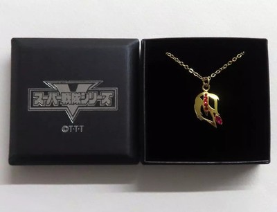 Bandai Gira Necklace Silver Gold Red Synthetic Ruby King Auger Sentai 2023 New