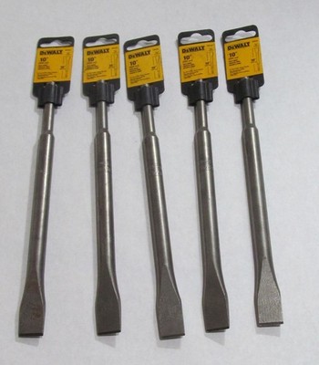 NEW 5 DEWALT DW5350 10'' SDS+ Cold Chisel FOR ROTARY HAMMER
