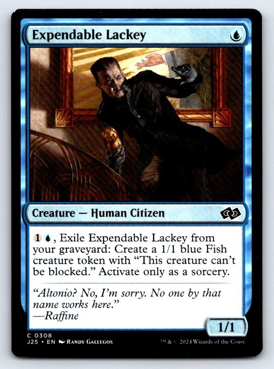 Expendable Lackey 308 Common Foundations Jumpstart Magic: The Gathering