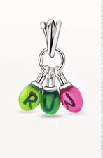 Pandora Stranger Things Sterling Silver Glow-in-the-Dark Run Dangle Charm