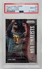 2019 Panini Prizm NBA Finalists LeBRON JAMES CARD PSA 10 GEM MINT