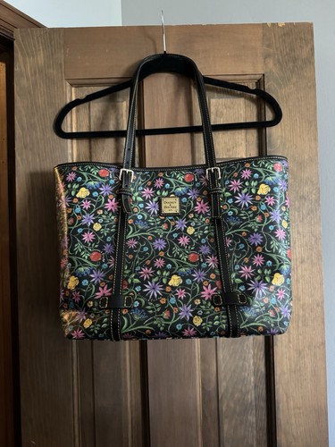 Dooney & Bourke Floral Botanical Black Shopper Tasche Handtasche