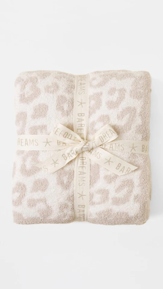 Mujer CozyChic Barefoot In The Wild Throw, Crema/Piedra, Blanco roto, Estampado, O... Foto 4 de 4