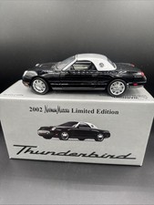 1/18 2002 FORD THUNDERBIRD , BLACK, "NEIMAN MARCUS" LIMITED Edition Model