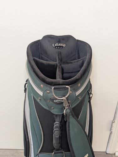 Callaway Big Bertha Golf Cart Bag Black Green 5-Way with Rain Cover Green - Picture 6 of 20