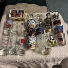 Lot Of 25 Shot Glasses Various Destinations 
