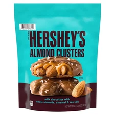 Hersheys Almond Clusters Milk Chocolate With Almonds, Caramel And Sea Salt 20 Oz