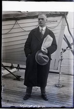 New York Dr Karl Landsteiner returning from Europe on SS New Amster- Old Photo
