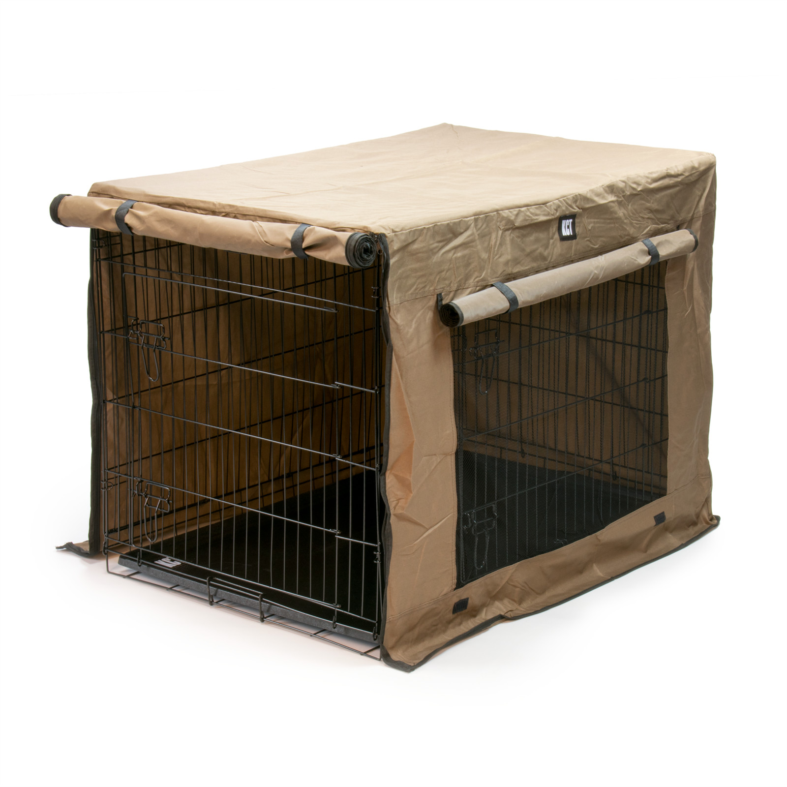 42” XL FOLDING DOG CAGE COVER PUPPY PET ANIMAL CRATE PLASTIC TRAVEL PEN LARGE