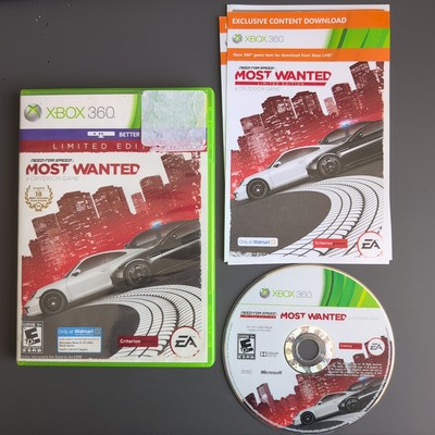 Need for Speed: Most Wanted Limited Edition (Microsoft Xbox 360, 2012) Complete