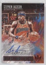 2018-19 Panini Court Kings High Signatures Ruby 97/99 Stephen Jackson Auto z7j