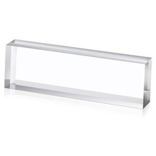 Yousoontic Pcs Clear Acrylic Blocks for Display Blank 2.5 x 8 x 1.125 Inch 1