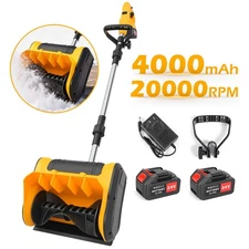 12" Cordless Snow Shovel Snow Blower Snow Thrower Compatible 24V  20,000 RPM NEW