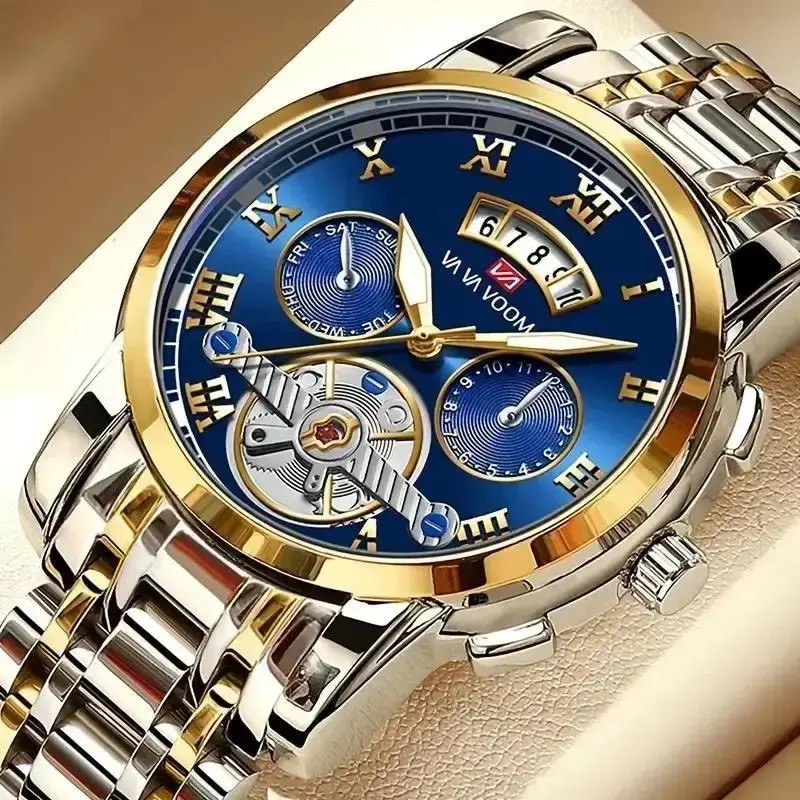 Men's Watch  Stainless Steel Quartz Luminous Classic Watches