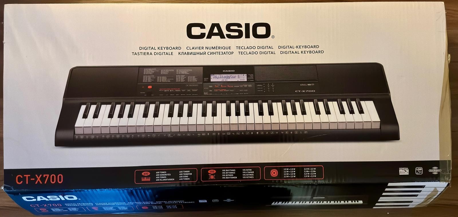 Casio CT-X700 61-Key Portable Digital Keyboard Piano (Open Box - Tested See Vid)