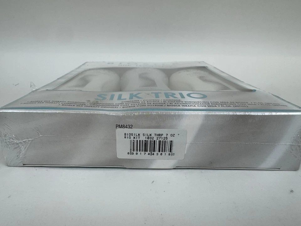 Biosilk Silk Therapy Trio Shampoo Conditioner & Silk Therapy Set New Sealed - Image 3 of 3