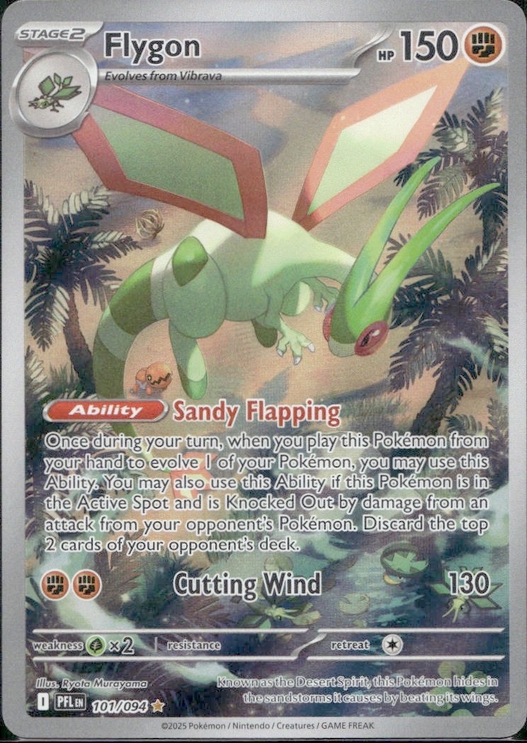Flygon 101/094 - Phantasmal Flames Illustration Rare Pokemon TCG - NM