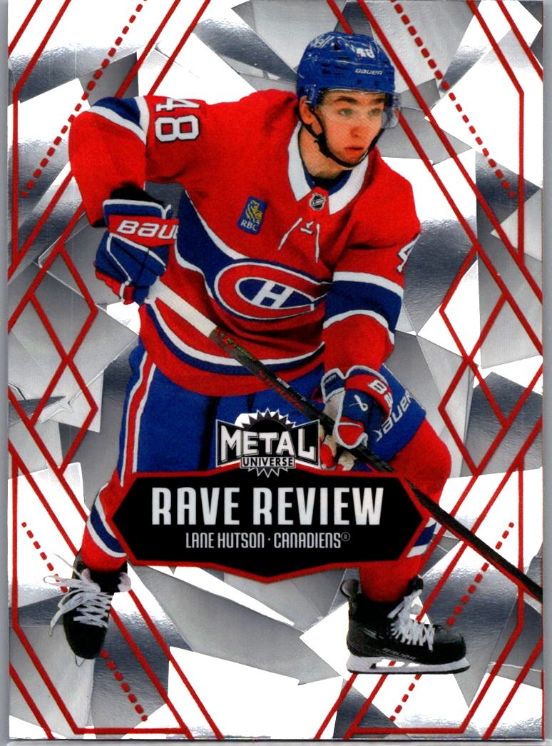 2025-26 SkyBox Metal Universe #RR-21 Lane Hutson Rave Review