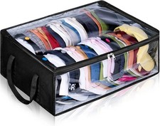 Large Capacity Storage Bag Baseball Cap Storage Box Closet Organizer Case UK