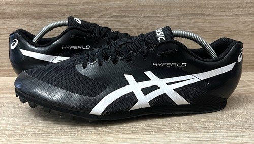 ASICS Men's Hyper LD 6 (UK 9) Long Distance Track Running Spikes Black 1091A019 - Picture 3 of 15