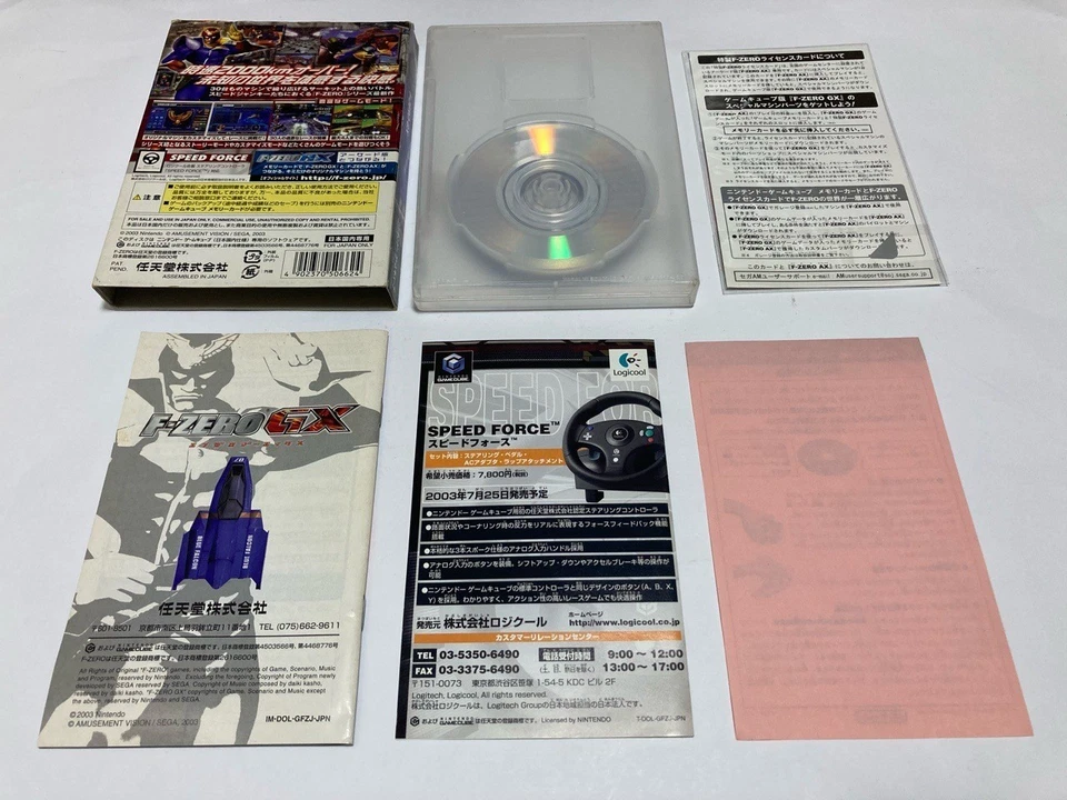 F-Zero GX Boxed with Card CIB Nintendo Gamecube GC NTSC-J In Stock Japan import - Image 2 of 4