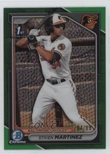 2024 Bowman Chrome Prospects Green Refractor 4/99 Stiven Martinez #BCP-229 16m5