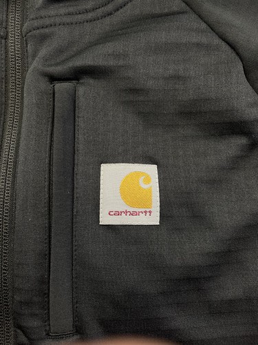 NEW Carhartt Youth Boys Force Full Zip Hoodie Jacket Size Medium 10-12 - Picture 5 of 12