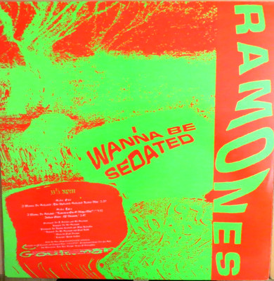 Ramones   I Wanna Be Sedated 1988 PROMO 12'' US maxi-single NEAR MINT