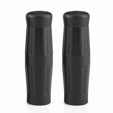 1 Inch Vintage Motorcycle Grips, Universal Motorcycle Hand Grips Vintage Black