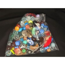 Mixed Oversized Bead Lot Acrylic Glass Jewelry Making