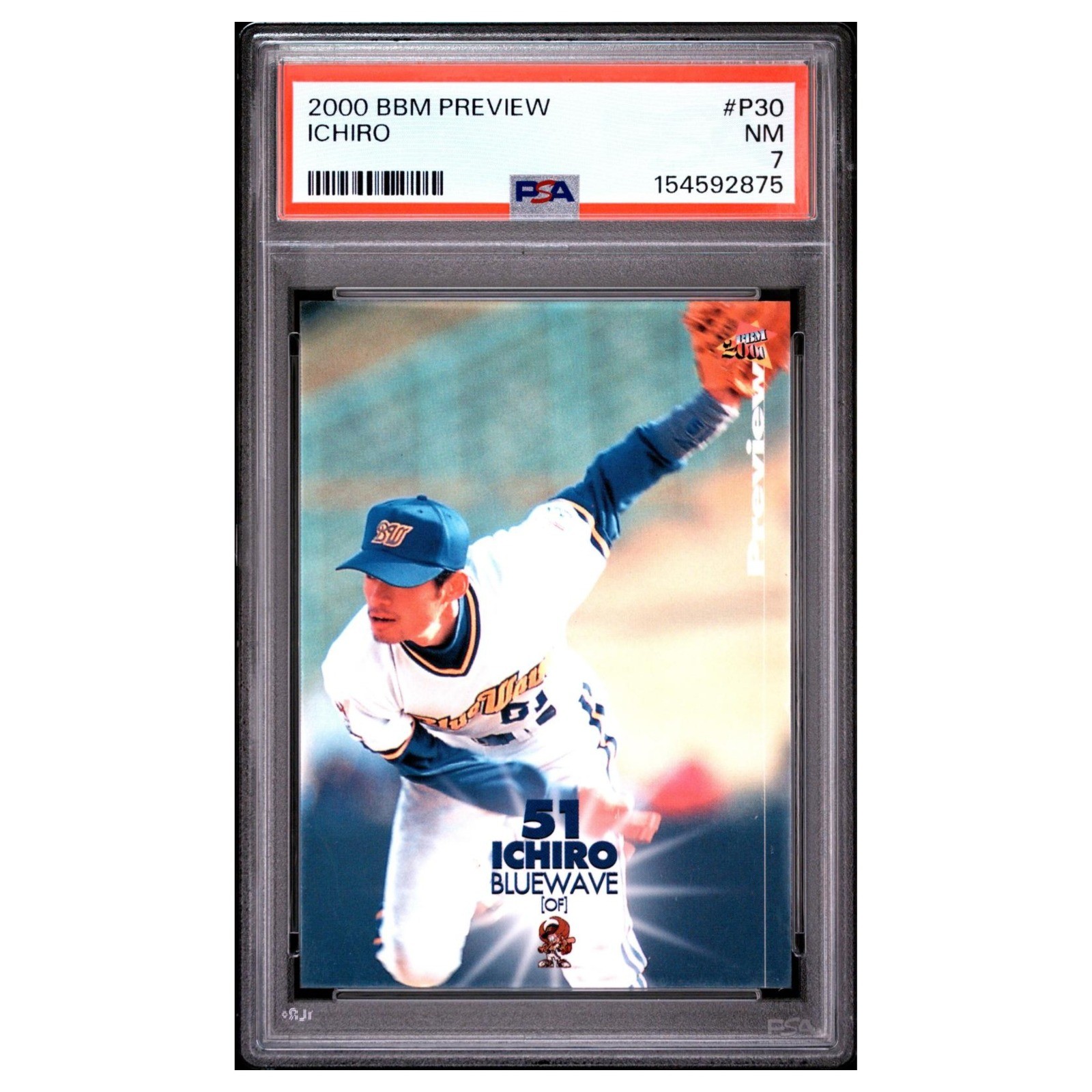 Ichiro #P30 PSA 7.0 2000 Bbm Preview Baseball Card MLB